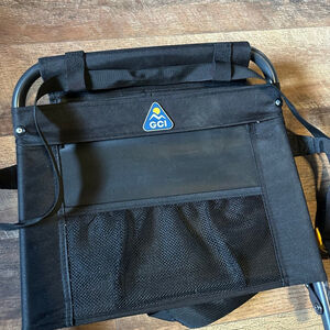 GCI Black Portable Stadium Seat